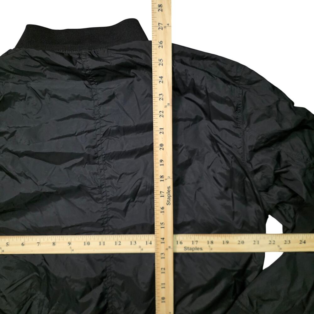 H&M NASA Bomber Jacket Men’s Large Black - Picture 8 of 9
